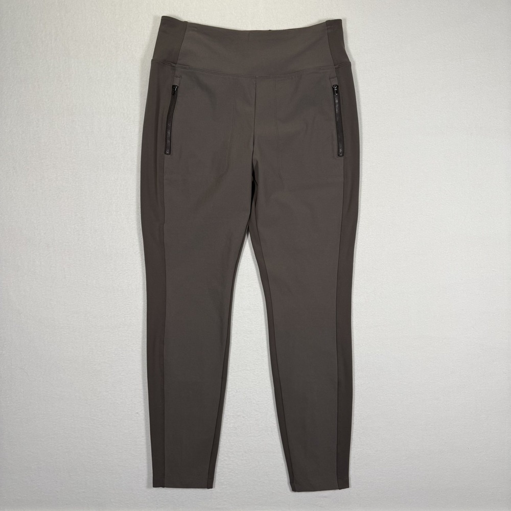 Athleta Headlands Hybrid Tight  NWOT Brown Coffee House Shale‎ Size 12
